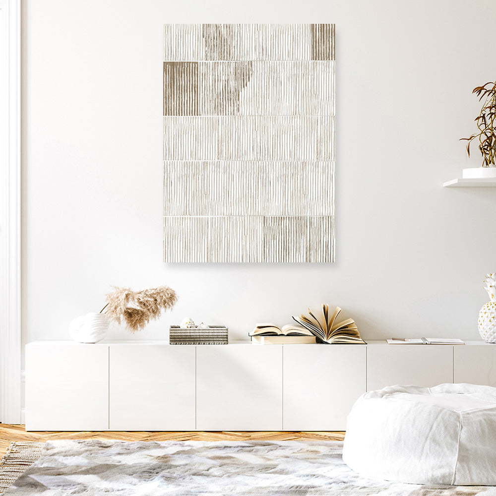 Shop Bamboo Passing II Canvas Print a painted abstract themed framed canvas wall art print from The Print Emporium artwork collection - Buy Australian made fine art painting style stretched canvas prints for the home and your interior decor space, TPE-PC-RF428-CA-35X46-NF