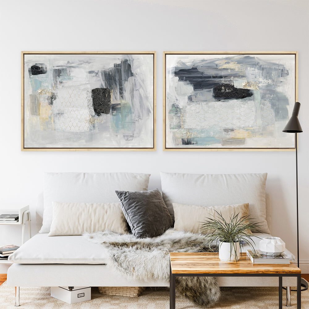Shop Baroque Abstract I Canvas Print a painted abstract themed framed canvas wall art print from The Print Emporium artwork collection - Buy Australian made fine art painting style stretched canvas prints for the home and your interior decor space, TPE-PC-PG378-CA-35X46-NF