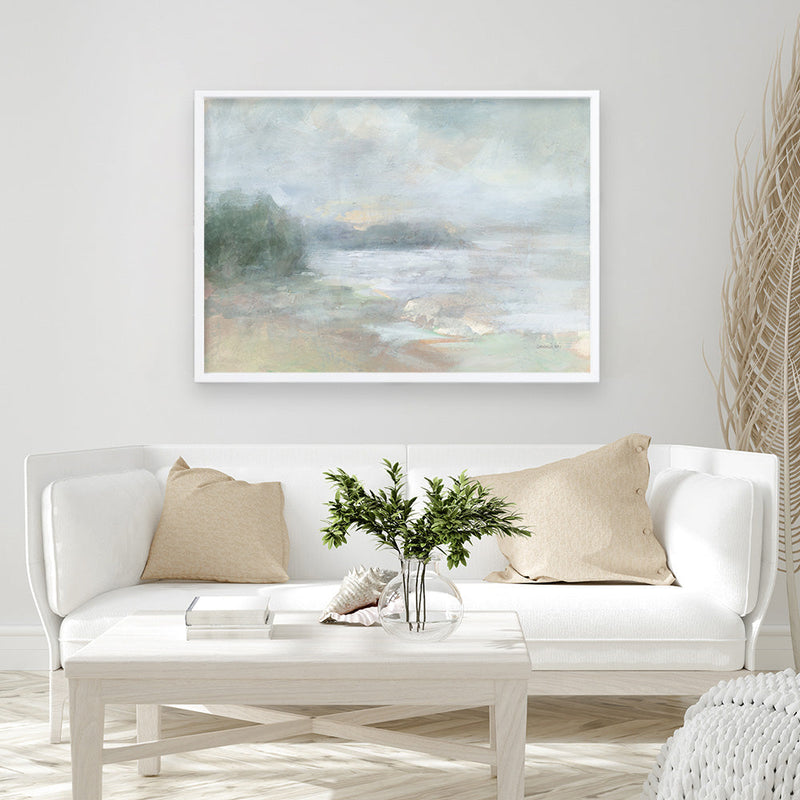 Shop Bay Fog Art Print a painted abstract themed wall art print from The Print Emporium wall artwork collection - Buy Australian made fine art painting style poster and framed prints for the home and your interior decor room, TPE-WA-74122-AP