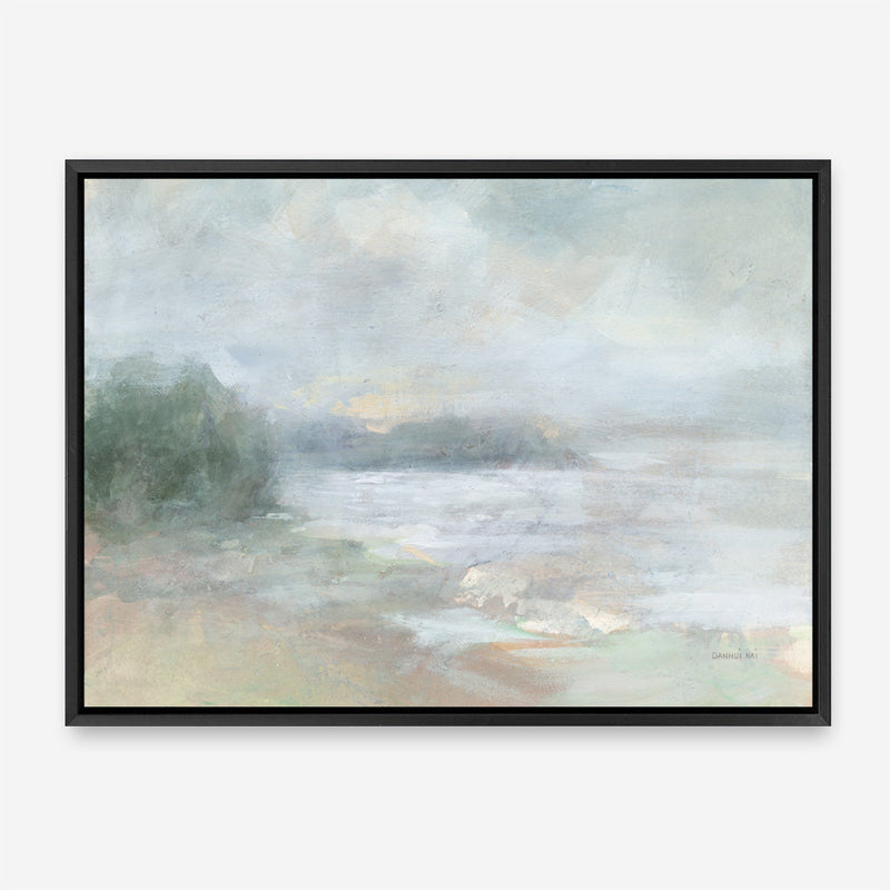 Shop Bay Fog Canvas Print a painted abstract themed framed canvas wall art print from The Print Emporium artwork collection - Buy Australian made fine art painting style stretched canvas prints for the home and your interior decor space, TPE-WA-74122-CA-35X46-NF