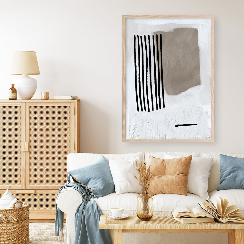 Shop Be There Art Print a painted abstract themed wall art print from The Print Emporium wall artwork collection - Buy Australian made fine art painting style poster and framed prints for the home and your interior decor room, TPE-DH-008-AP