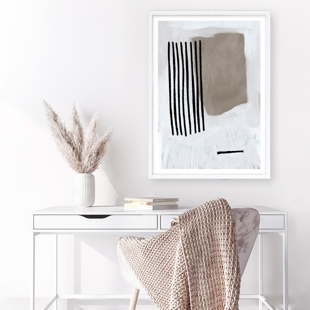 Shop Be There Art Print a painted abstract themed wall art print from The Print Emporium wall artwork collection - Buy Australian made fine art painting style poster and framed prints for the home and your interior decor room, TPE-DH-008-AP