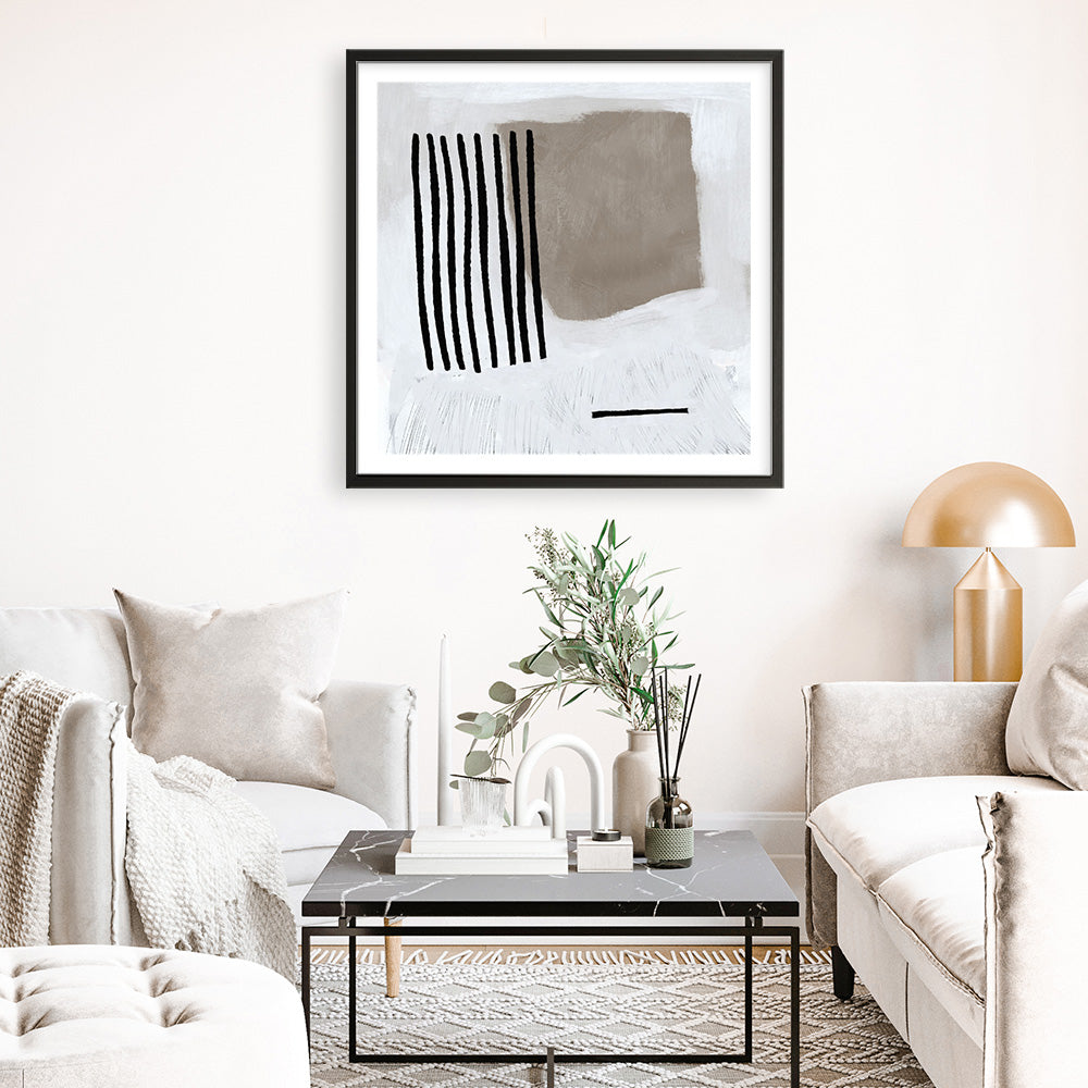 Shop Be There (Square) Art Print a painted abstract themed wall art print from The Print Emporium wall artwork collection - Buy Australian made fine art painting style poster and framed prints for the home and your interior decor room, TPE-DH-238-AP