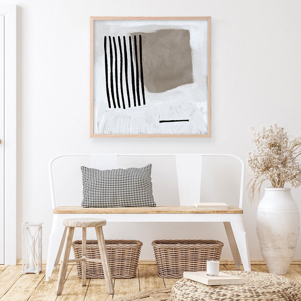 Shop Be There (Square) Art Print a painted abstract themed wall art print from The Print Emporium wall artwork collection - Buy Australian made fine art painting style poster and framed prints for the home and your interior decor room, TPE-DH-238-AP
