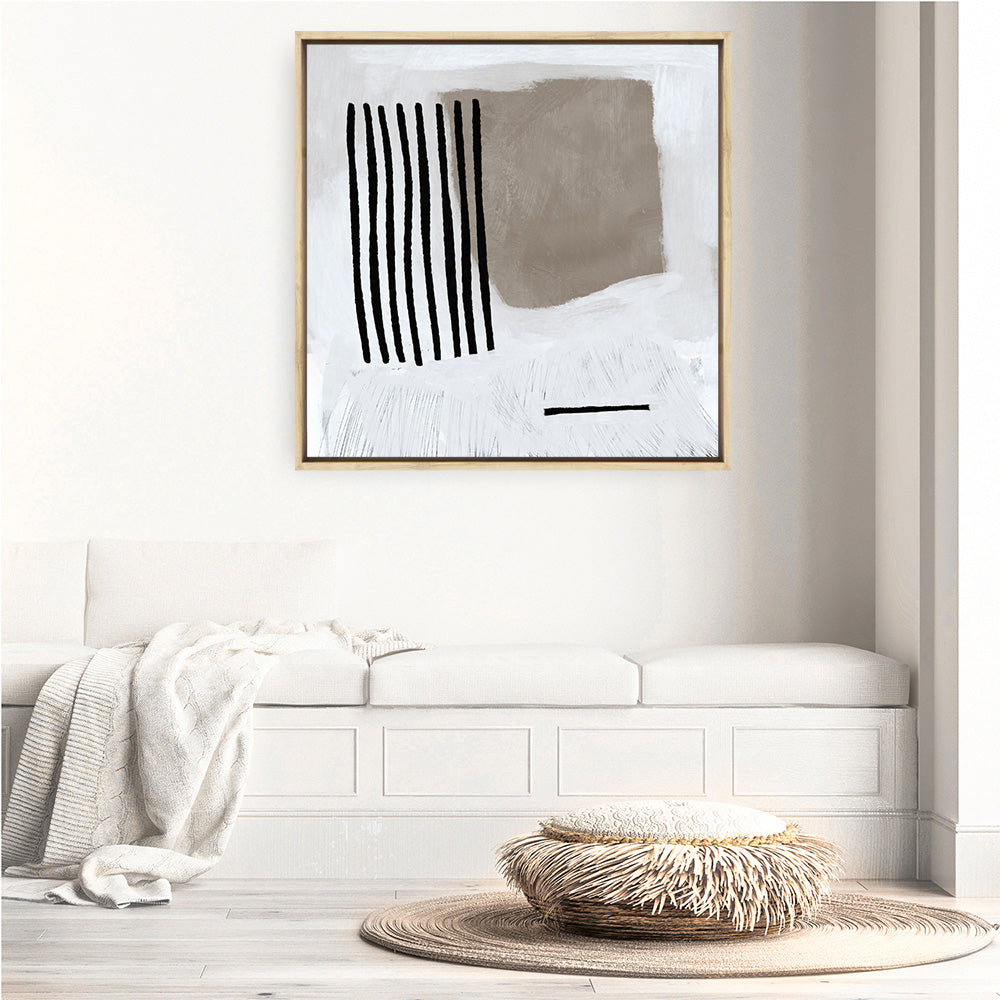 Shop Be There (Square) Canvas Print a painted abstract themed framed canvas wall art print from The Print Emporium artwork collection - Buy Australian made fine art painting style stretched canvas prints for the home and your interior decor space, TPE-DH-238-CA-40X40-NF