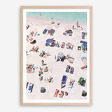 Shop Beach Bathers Art Print a coastal themed painted wall art print from The Print Emporium wall artwork collection - Buy Australian made fine art painting style poster and framed prints for the home and your interior decor room, TPE-327-AP