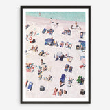 Shop Beach Bathers Art Print a coastal themed painted wall art print from The Print Emporium wall artwork collection - Buy Australian made fine art painting style poster and framed prints for the home and your interior decor room, TPE-327-AP