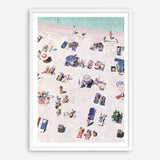 Shop Beach Bathers Art Print a coastal themed painted wall art print from The Print Emporium wall artwork collection - Buy Australian made fine art painting style poster and framed prints for the home and your interior decor room, TPE-327-AP