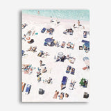 Shop Beach Bathers II Canvas Print a coastal themed painted framed canvas wall art print from The Print Emporium artwork collection - Buy Australian made fine art painting style stretched canvas prints for the home and your interior decor space, TPE-648-CA-35X46-NF