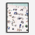 Shop Beach Bathers II Canvas Print a coastal themed painted framed canvas wall art print from The Print Emporium artwork collection - Buy Australian made fine art painting style stretched canvas prints for the home and your interior decor space, TPE-648-CA-35X46-NF