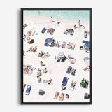 Shop Beach Bathers II Canvas Print a coastal themed painted framed canvas wall art print from The Print Emporium artwork collection - Buy Australian made fine art painting style stretched canvas prints for the home and your interior decor space, TPE-648-CA-35X46-NF