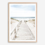 Shop Beach Bridge Photo Art Print a coastal themed photography wall art print from The Print Emporium wall artwork collection - Buy Australian made fine art poster and framed prints for the home and your interior decor, TPE-1187-AP