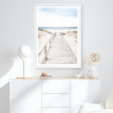 Shop Beach Bridge Photo Art Print a coastal themed photography wall art print from The Print Emporium wall artwork collection - Buy Australian made fine art poster and framed prints for the home and your interior decor, TPE-1187-AP