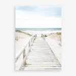 Shop Beach Bridge Photo Art Print a coastal themed photography wall art print from The Print Emporium wall artwork collection - Buy Australian made fine art poster and framed prints for the home and your interior decor, TPE-1187-AP