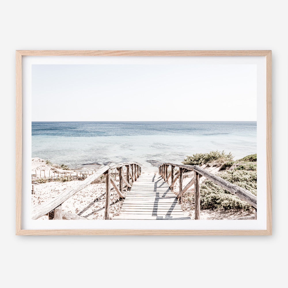 Shop Beach Path I Photo Art Print a coastal themed photography wall art print from The Print Emporium wall artwork collection - Buy Australian made fine art poster and framed prints for the home and your interior decor, TPE-1243-AP