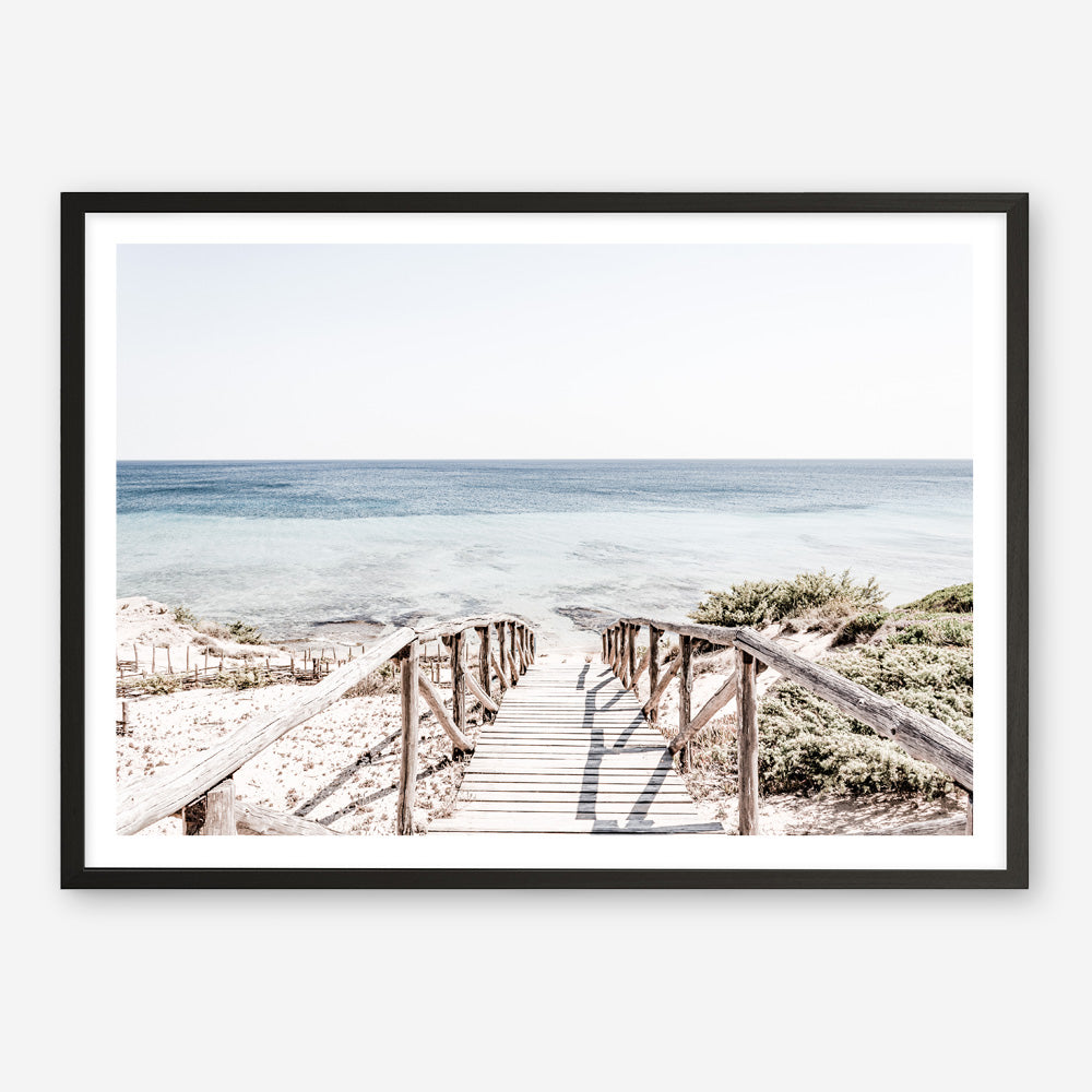 Shop Beach Path I Photo Art Print a coastal themed photography wall art print from The Print Emporium wall artwork collection - Buy Australian made fine art poster and framed prints for the home and your interior decor, TPE-1243-AP