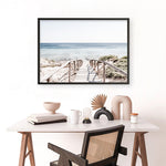 Shop Beach Path I Photo Art Print a coastal themed photography wall art print from The Print Emporium wall artwork collection - Buy Australian made fine art poster and framed prints for the home and your interior decor, TPE-1243-AP