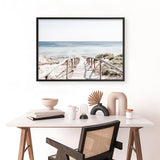 Shop Beach Path I Photo Art Print a coastal themed photography wall art print from The Print Emporium wall artwork collection - Buy Australian made fine art poster and framed prints for the home and your interior decor, TPE-1243-AP