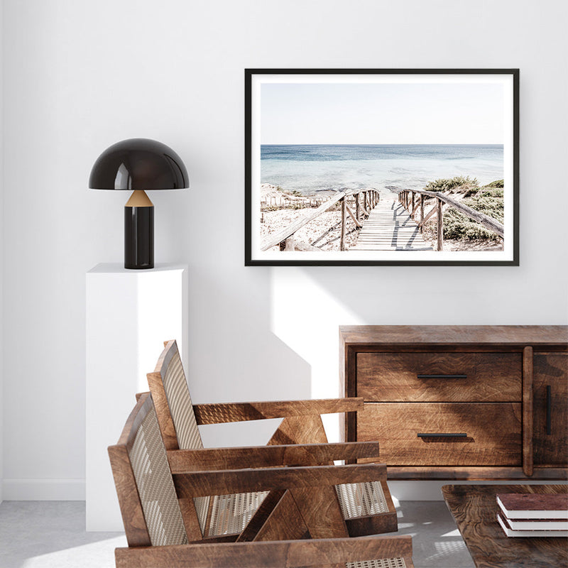 Shop Beach Path I Photo Art Print a coastal themed photography wall art print from The Print Emporium wall artwork collection - Buy Australian made fine art poster and framed prints for the home and your interior decor, TPE-1243-AP