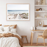 Shop Beach Path I Photo Art Print a coastal themed photography wall art print from The Print Emporium wall artwork collection - Buy Australian made fine art poster and framed prints for the home and your interior decor, TPE-1243-AP