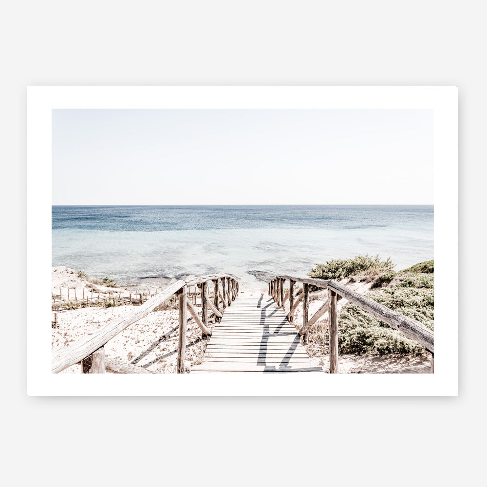 Shop Beach Path I Photo Art Print a coastal themed photography wall art print from The Print Emporium wall artwork collection - Buy Australian made fine art poster and framed prints for the home and your interior decor, TPE-1243-AP