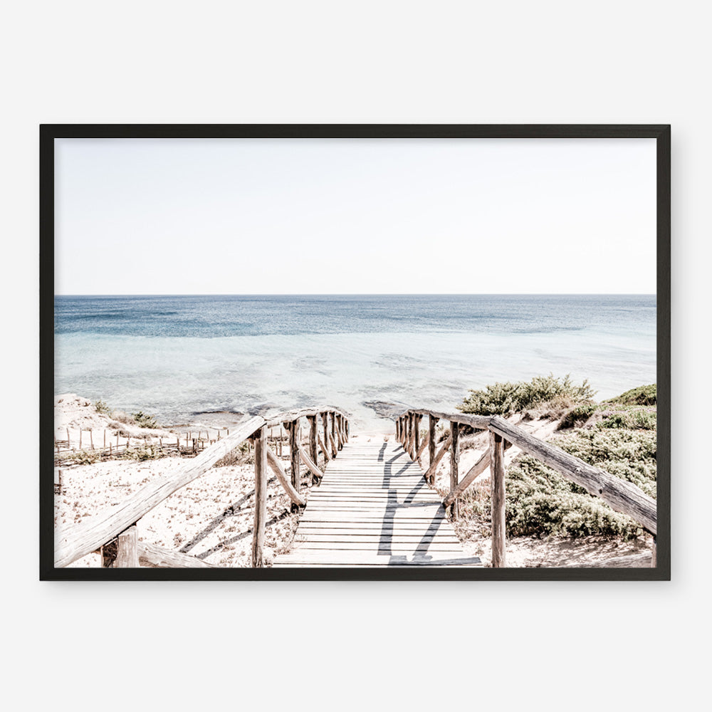 Shop Beach Path I Photo Art Print a coastal themed photography wall art print from The Print Emporium wall artwork collection - Buy Australian made fine art poster and framed prints for the home and your interior decor, TPE-1243-AP