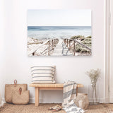 Shop Beach Path I Photo Canvas Print a coastal themed photography framed stretched canvas print from The Print Emporium wall artwork collection - Buy Australian made prints for the home and your interior decor space, TPE-1243-CA-35X46-NF