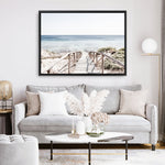 Shop Beach Path I Photo Canvas Print a coastal themed photography framed stretched canvas print from The Print Emporium wall artwork collection - Buy Australian made prints for the home and your interior decor space, TPE-1243-CA-35X46-NF