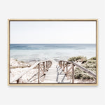 Shop Beach Path I Photo Canvas Print a coastal themed photography framed stretched canvas print from The Print Emporium wall artwork collection - Buy Australian made prints for the home and your interior decor space, TPE-1243-CA-35X46-NF