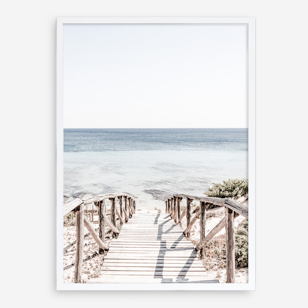Shop Beach Path II Photo Art Print a coastal themed photography wall art print from The Print Emporium wall artwork collection - Buy Australian made fine art poster and framed prints for the home and your interior decor, TPE-1244-AP