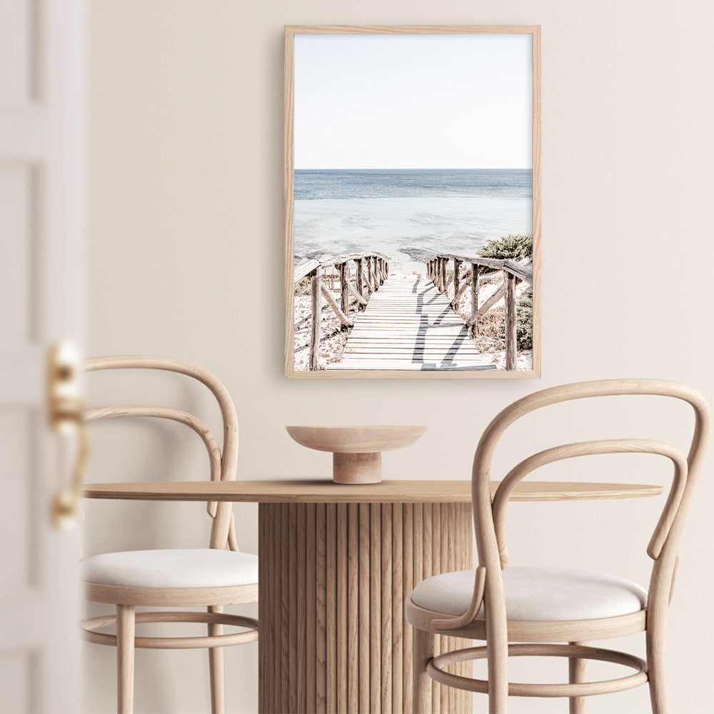 Shop Beach Path II Photo Art Print a coastal themed photography wall art print from The Print Emporium wall artwork collection - Buy Australian made fine art poster and framed prints for the home and your interior decor, TPE-1244-AP