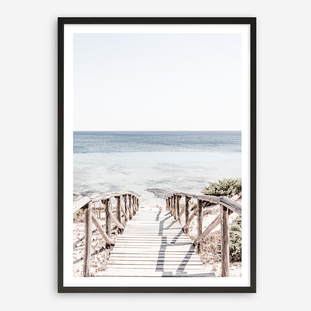 Shop Beach Path II Photo Art Print a coastal themed photography wall art print from The Print Emporium wall artwork collection - Buy Australian made fine art poster and framed prints for the home and your interior decor, TPE-1244-AP