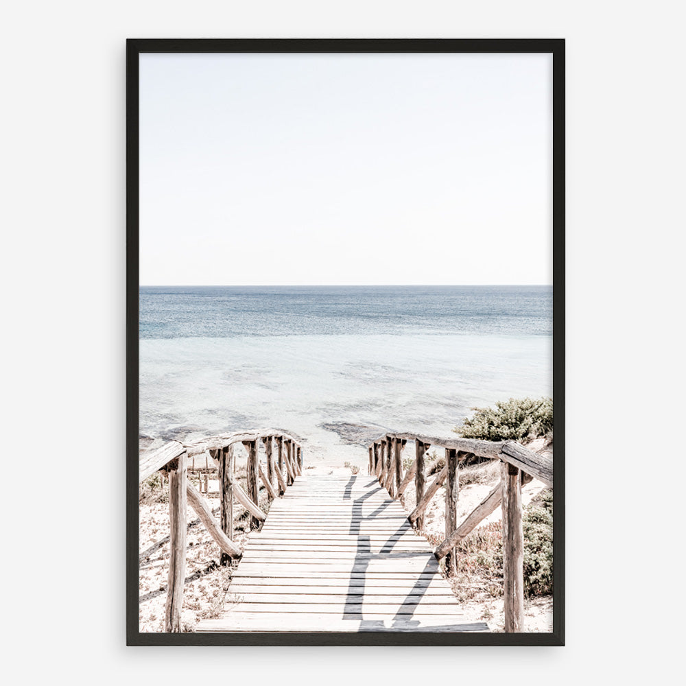 Shop Beach Path II Photo Art Print a coastal themed photography wall art print from The Print Emporium wall artwork collection - Buy Australian made fine art poster and framed prints for the home and your interior decor, TPE-1244-AP