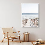 Shop Beach Path II Photo Canvas Print a coastal themed photography framed stretched canvas print from The Print Emporium wall artwork collection - Buy Australian made prints for the home and your interior decor space, TPE-1244-CA-35X46-NF