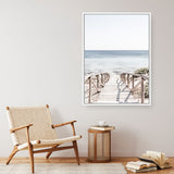 Shop Beach Path II Photo Canvas Print a coastal themed photography framed stretched canvas print from The Print Emporium wall artwork collection - Buy Australian made prints for the home and your interior decor space, TPE-1244-CA-35X46-NF