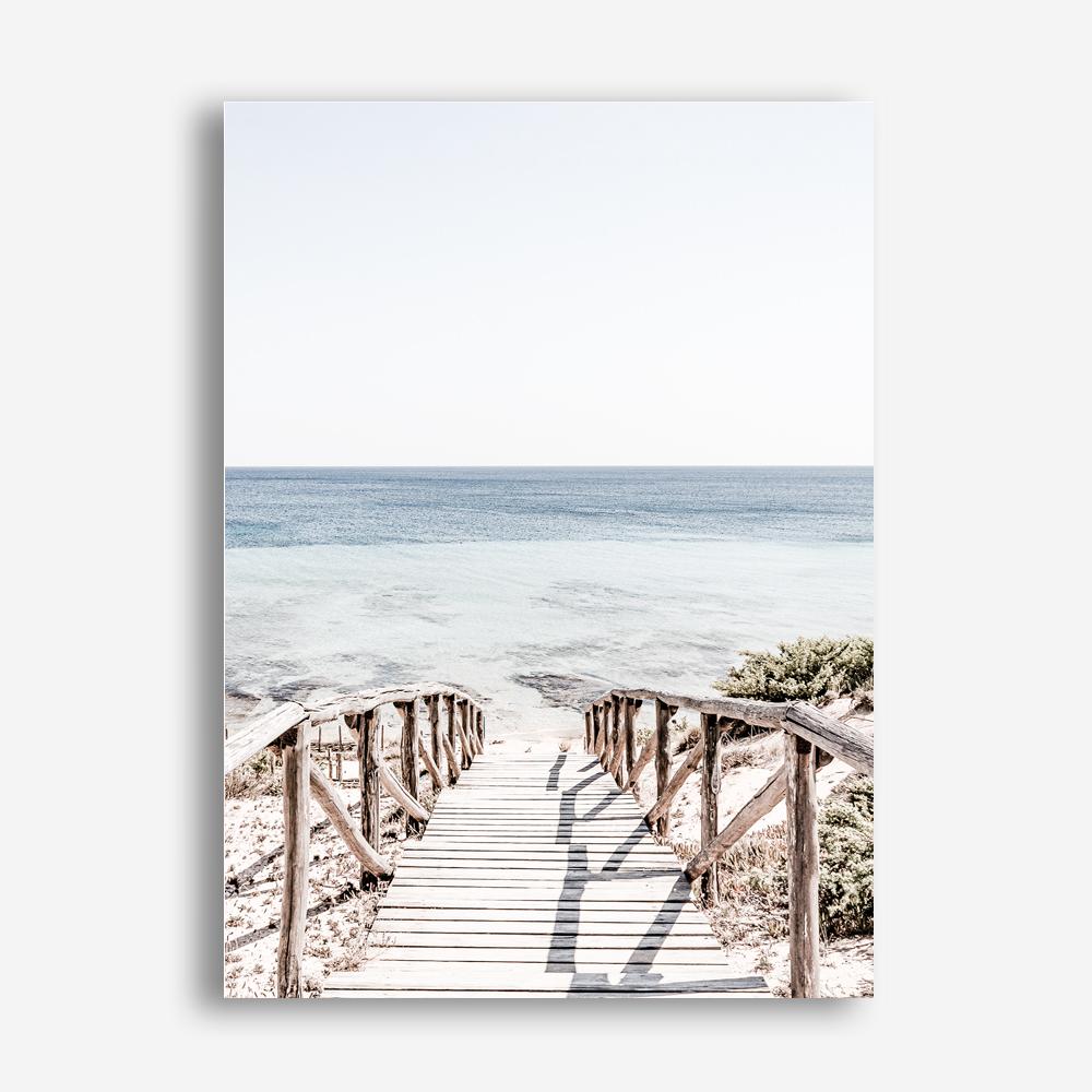 Shop Beach Path II Photo Canvas Print a coastal themed photography framed stretched canvas print from The Print Emporium wall artwork collection - Buy Australian made prints for the home and your interior decor space, TPE-1244-CA-35X46-NF