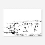 Shop Beach People Art Print a painted abstract themed wall art print from The Print Emporium wall artwork collection - Buy Australian made fine art painting style poster and framed prints for the home and your interior decor room, TPE-DH-114-AP