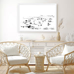 Shop Beach People Art Print a painted abstract themed wall art print from The Print Emporium wall artwork collection - Buy Australian made fine art painting style poster and framed prints for the home and your interior decor room, TPE-DH-114-AP