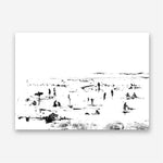 Shop Beach People Canvas Print a painted abstract themed framed canvas wall art print from The Print Emporium artwork collection - Buy Australian made fine art painting style stretched canvas prints for the home and your interior decor space, TPE-DH-114-CA-35X46-NF