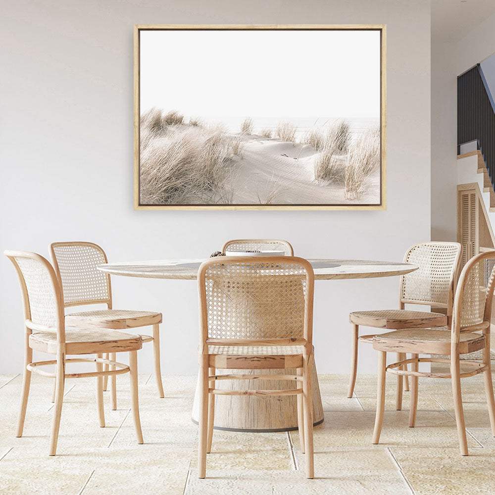 Shop Beach Sand Dunes II Photo Canvas Print a coastal themed photography framed stretched canvas print from The Print Emporium wall artwork collection - Buy Australian made prints for the home and your interior decor space, TPE-1056-CA-35X46-NF