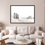 Shop Beach Sand Dunes Photo Canvas Print a coastal themed photography framed stretched canvas print from The Print Emporium wall artwork collection - Buy Australian made prints for the home and your interior decor space, TPE-806-CA-35X46-NF