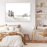 Shop Beach Sand Dunes Photo Canvas Print a coastal themed photography framed stretched canvas print from The Print Emporium wall artwork collection - Buy Australian made prints for the home and your interior decor space, TPE-806-CA-35X46-NF