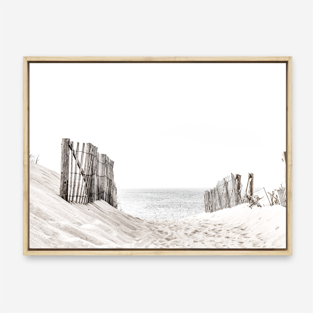 Shop Beach Sand Dunes Photo Canvas Print a coastal themed photography framed stretched canvas print from The Print Emporium wall artwork collection - Buy Australian made prints for the home and your interior decor space, TPE-806-CA-35X46-NF