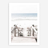 Shop Beach Stairs Photo Art Print a coastal themed photography wall art print from The Print Emporium wall artwork collection - Buy Australian made fine art poster and framed prints for the home and your interior decor, TPE-786-AP