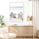 Shop Beach Stairs Photo Art Print a coastal themed photography wall art print from The Print Emporium wall artwork collection - Buy Australian made fine art poster and framed prints for the home and your interior decor, TPE-786-AP