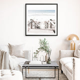 Shop Beach Stairs (Square) Photo Art Print a coastal themed photography wall art print from The Print Emporium wall artwork collection - Buy Australian made fine art poster and framed prints for the home and your interior decor, TPE-1029-AP