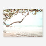 Shop Beach Swing I Photo Art Print a coastal themed photography wall art print from The Print Emporium wall artwork collection - Buy Australian made fine art poster and framed prints for the home and your interior decor, TPE-522-AP