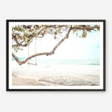 Shop Beach Swing I Photo Art Print a coastal themed photography wall art print from The Print Emporium wall artwork collection - Buy Australian made fine art poster and framed prints for the home and your interior decor, TPE-522-AP