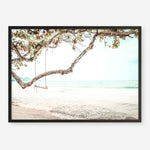 Shop Beach Swing I Photo Art Print a coastal themed photography wall art print from The Print Emporium wall artwork collection - Buy Australian made fine art poster and framed prints for the home and your interior decor, TPE-522-AP