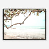 Shop Beach Swing I Photo Art Print a coastal themed photography wall art print from The Print Emporium wall artwork collection - Buy Australian made fine art poster and framed prints for the home and your interior decor, TPE-522-AP